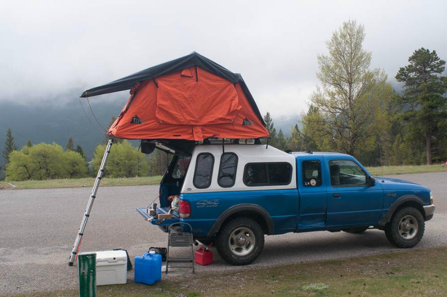 Ford ranger with roof best sale top tent