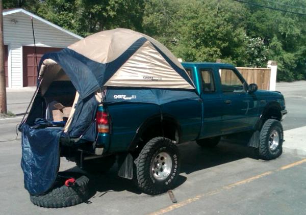 Ford truck bed outlet tent