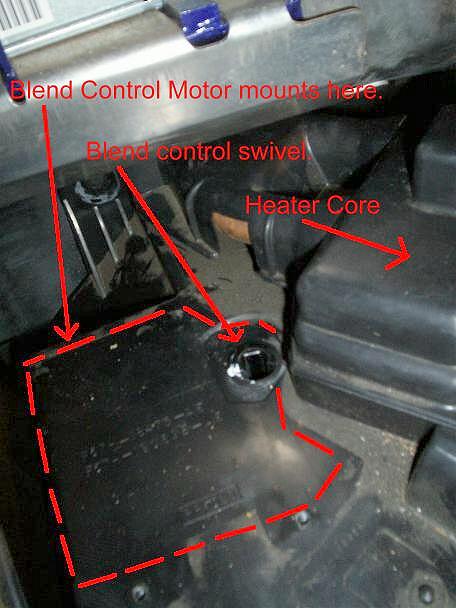 1994 Ford ranger heater core location #8