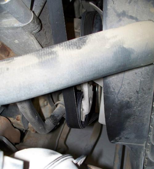 How to remove tensioner pulley on ford ranger