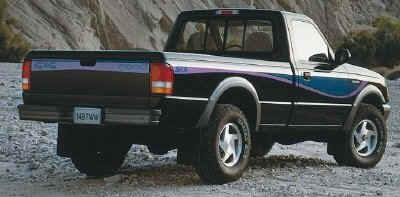 How many 1993 ford ranger splash trucks were built