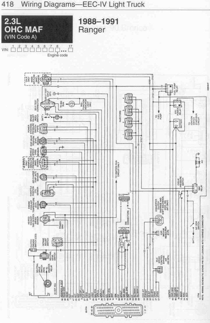 1987 Ford ranger wiring schematics