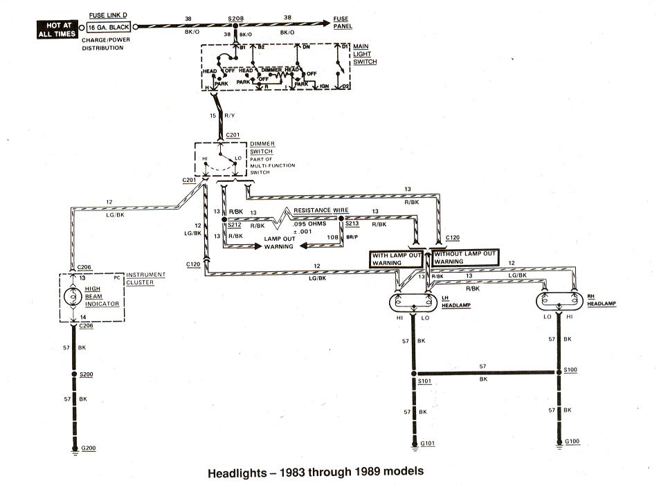 1995 Ford ranger headlight wiring diagram #10