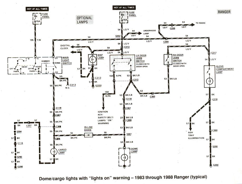 1988 Ford ranger radio wiring diagram #3