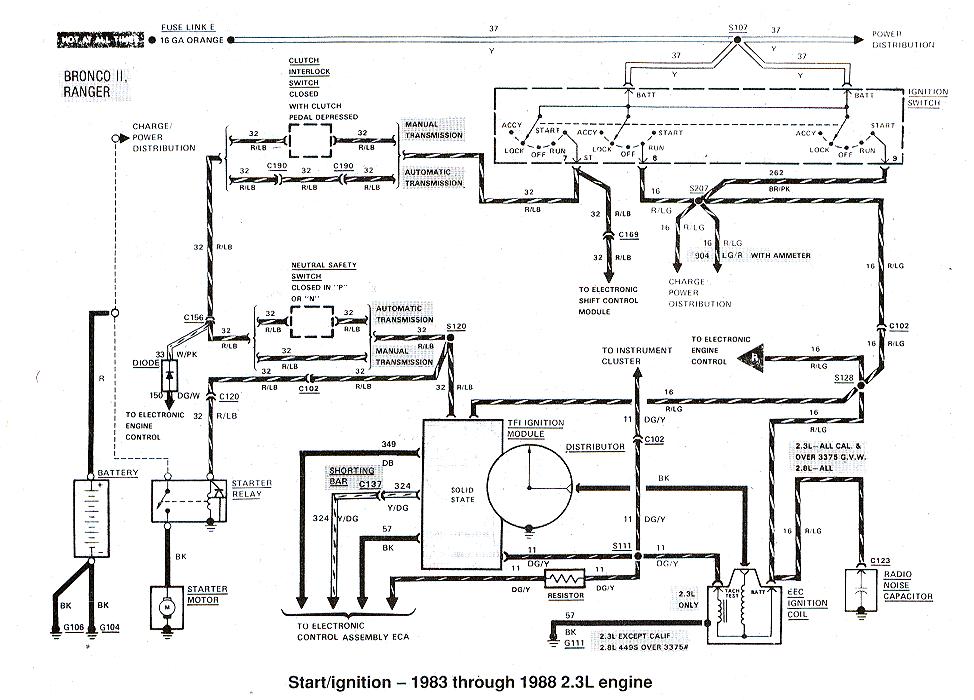 1988 Ford ranger motor wiring diagram #2