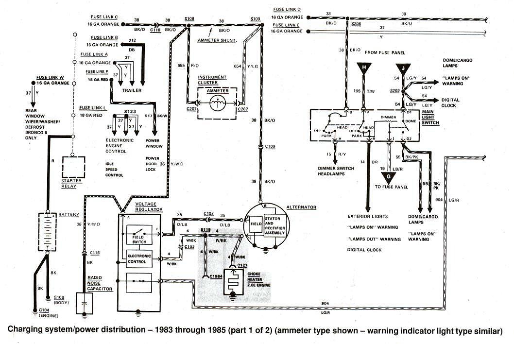 1988 Ford ranger alternator wiring #6