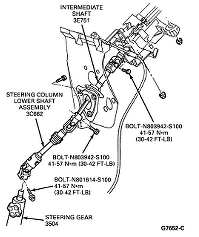 Ford ranger steering shaft extension #7