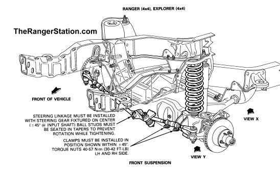 87 Ford ranger front suspension diagrams #3