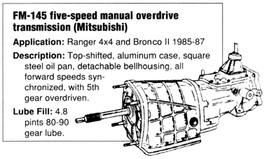 ford automatic transmission identification chart