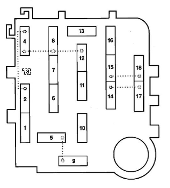 19831992 Ford Ranger Fuse Box Diagrams The Ranger Station