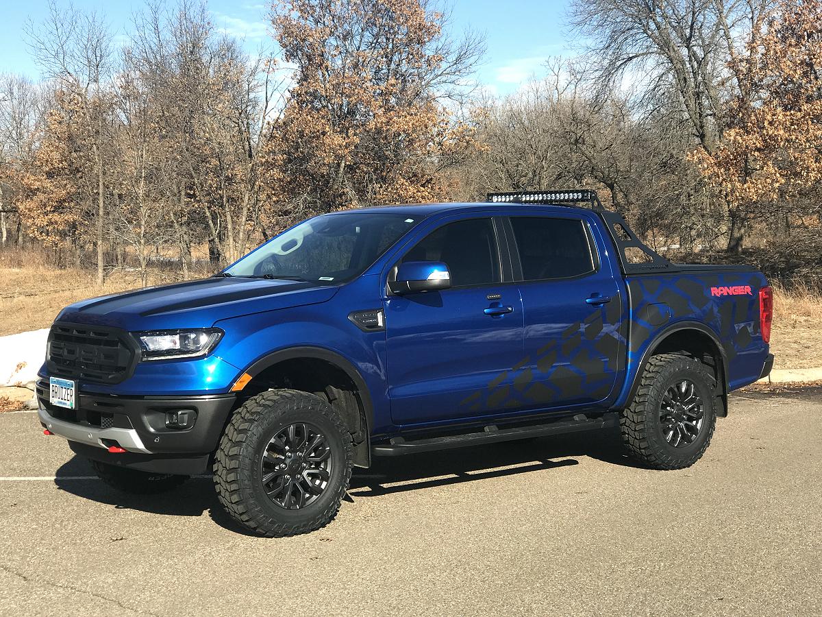 ford ranger modified blue