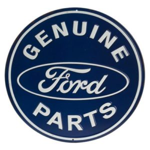 Ford Genuine Parts Round Embossed Sign - The Ranger Station