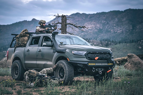 Clandestine’s 2021 Ford Ranger Gun Truck