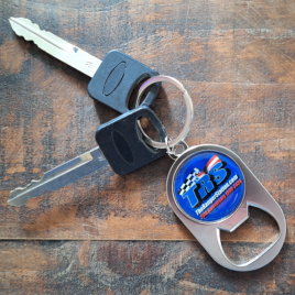 TRS 25th Anniversary Keychain Bottle Opener